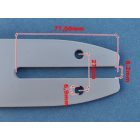 Láncvezető 40 cm OREGON 3/8 piko 1,3 mm 57 szem /B/