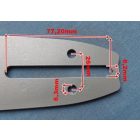 Láncvezető OREGON 30 cm 3/8 piko 1,3 mm 45 szem /B/